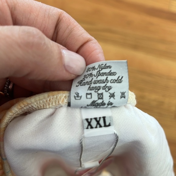 NWT MIRROR PALAIS floral bikini bottom size xxl - Picture 4 of 7